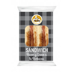 Sandwich de bacon y queso a la bbq