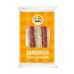 Sandwich de Salami y mortadela