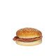 Bigburguesa de bacon, queso y salsa BBQ