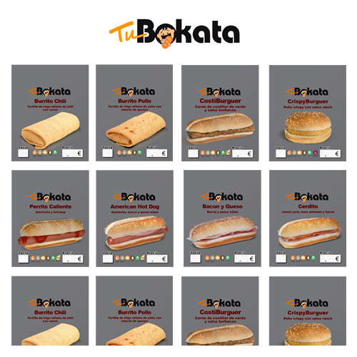 Pack Etiquetas TuBokata Gris