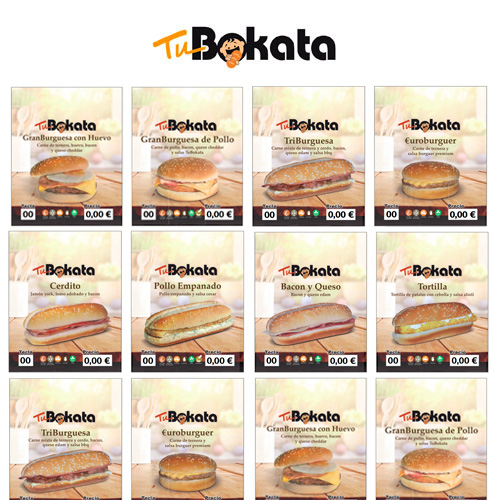 Pack Etiquetas TuBokata Hostelería